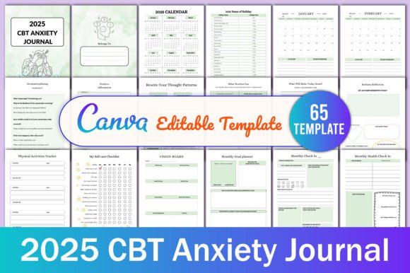 2025 CBT Anxiety Journal KDP: A Comprehensive Tool for Mental Wellness