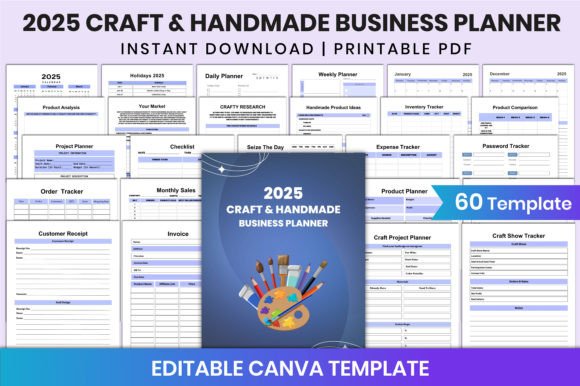 2025 Craft Handmade Business Planner: A Comprehensive Tool for Creative Entrepreneurs