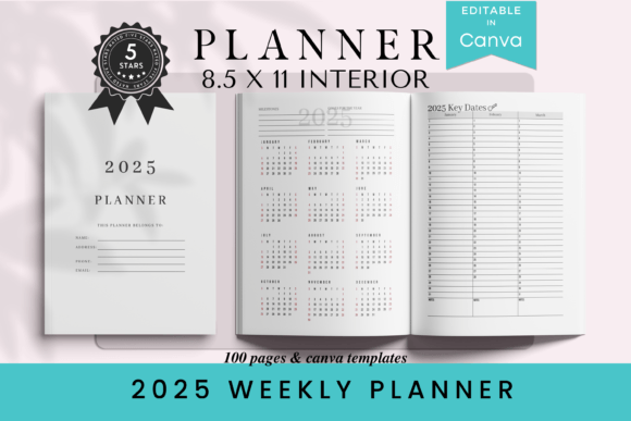 2025 Weekly Planner 8.5x11: A Practical Guide to Organizing Your Year
