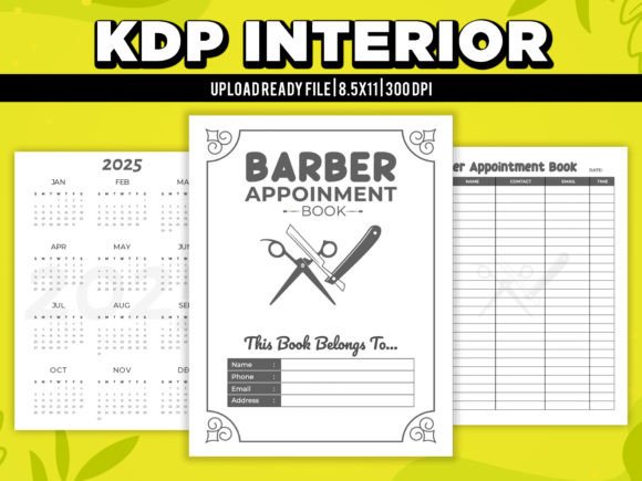 Barber Appointment Book Notebook for KDP: A Powerful Tool for Your Business