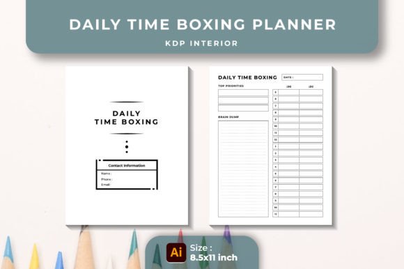 Daily Time Boxing Planner KDP Interior: A Comprehensive Guide to Effective Time Management