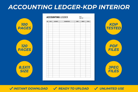 Maximizing Productivity with the Accounting Ledger KDP Interior 8.5X11