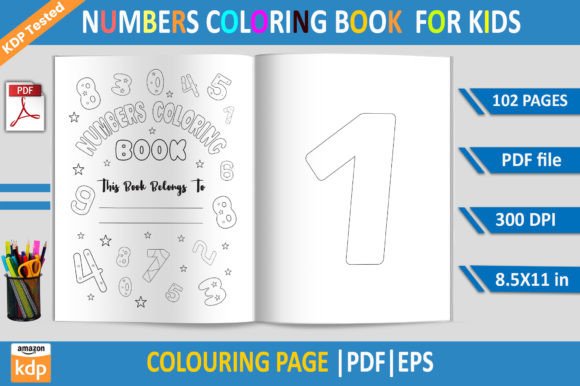 Numbers Coloring Book for Kids KDP: A Practical Resource for Early Learning