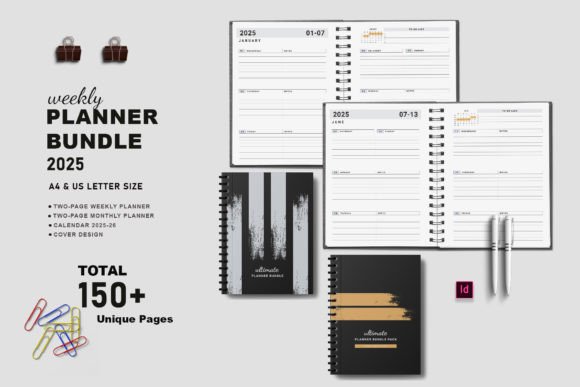 Printable Planner Bundle Pack Vol.61 – Organize Your Life with Clarity and Style