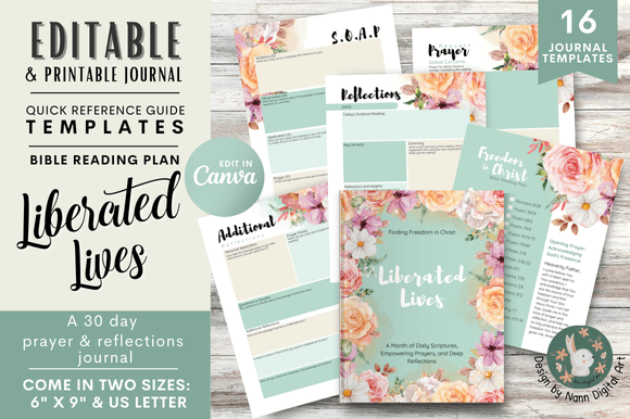 Reflection Prayer Journal Editable 01