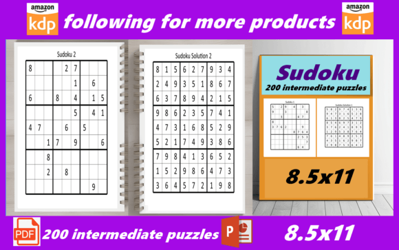 Sudoku 200 Intermediate Puzzles