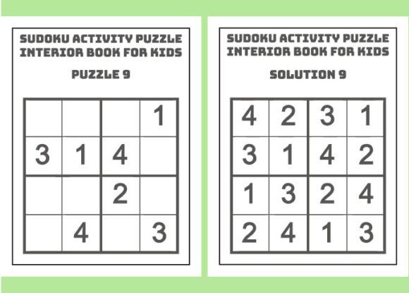 Sudoku Activity Puzzle KDP Interior 9