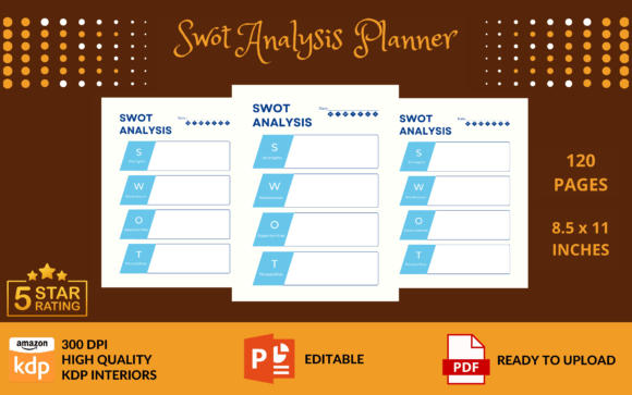 SWOT Analysis Planner KDP Interior: A Practical Tool for Strategic Planning